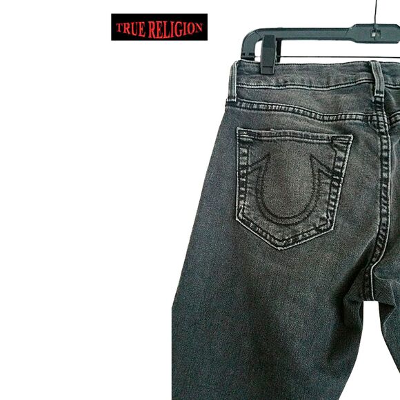 TRUE RELIGION NEW Goth HALLE Raw Step Hem Mid-Rise Super Skinny Jean 27 - Picture 10 of 12